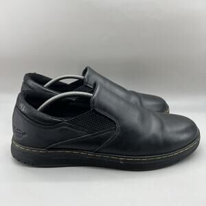 Dr Martens Brockley SR Safety Shoes Men’s Size 13 Black Leather Low Work Loafers